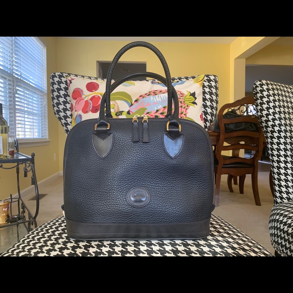 Rare Vintage Dooney & Bourke Domed Satchel…